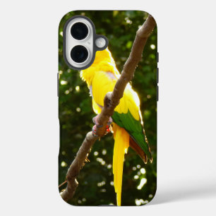 Yellow Parrot iPhone 16 Case