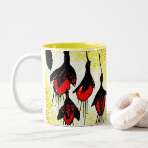 Yellow Pattern floral Coffee Mug