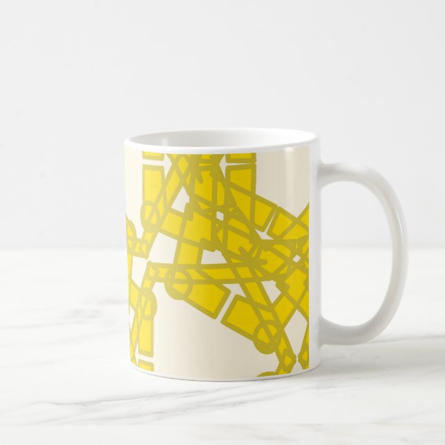 Yellow Pattern Mug (Right)