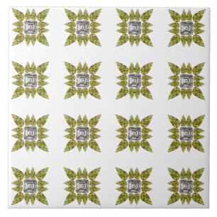 Yellow Pattern Tile