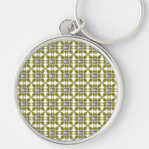 Yellow Pear Diamond Key Ring
