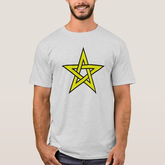 Yellow Pentagram T-Shirt (Front)