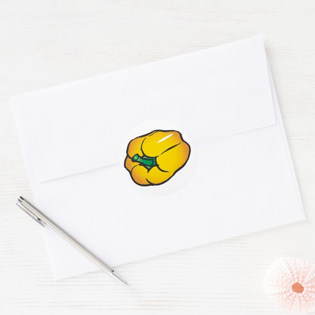Yellow Pepper Stickers (Creator Uploaded)