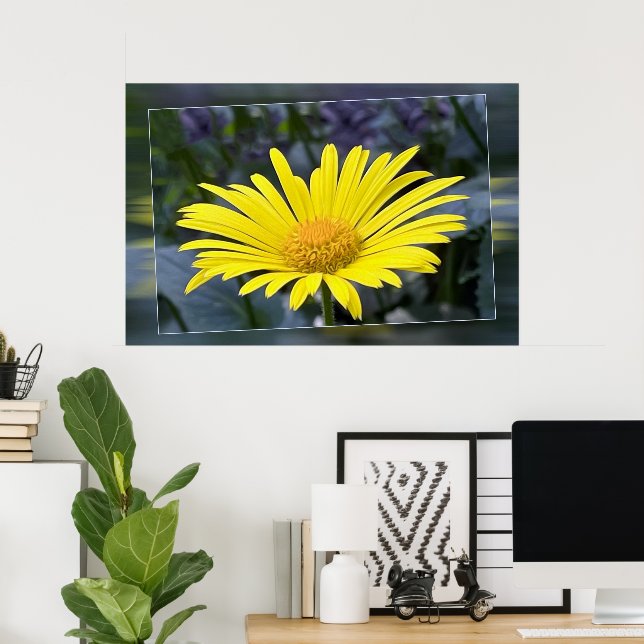 Yellow petals poster (Home Office)