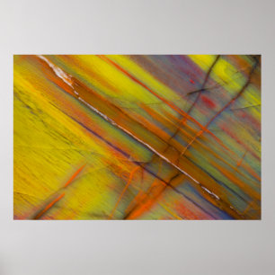 Yellow Petrified Wood Poster