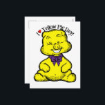 Yellow Pig Day Holiday Postcard<br><div class="desc">* July 17th is Yellow Pig Day * Celebrate the number 17, a prime number. * No less than 17 clues are given in Sudoku. * Actually don't know the correlation between a yellow pig, July and seventeen, yet here we are, observing the 17th of July as Yellow Pig Day!...</div>