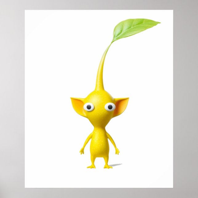 Yellow Pikmin Poster (Front)