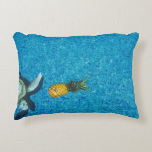 Yellow pineapple fruit decorative cushion