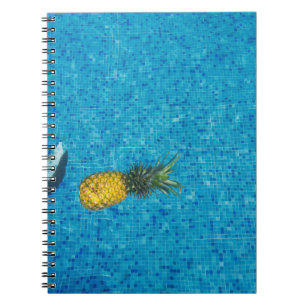 Yellow pineapple fruit notebook