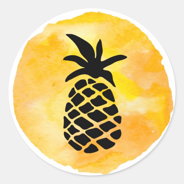 Yellow Pineapple Sticker (Front)