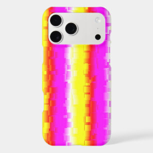 Yellow Pink Artdeco Rainbow Stripes