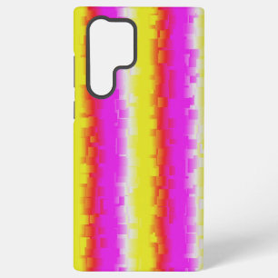Yellow Pink Broken Glass Rainbow Stripes Samsung Galaxy Case