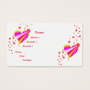 yellow pink Rainbow Heart with Stars