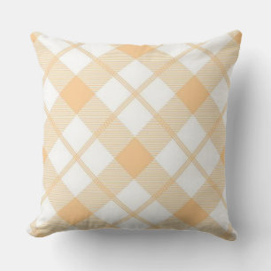 Yellow Plaid Cushion