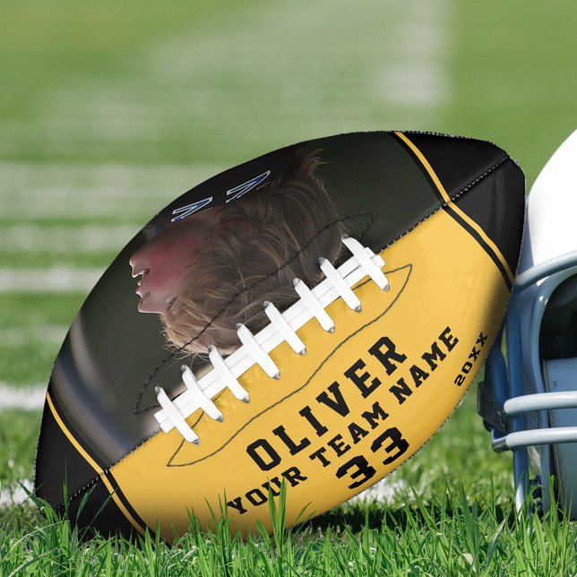 Yellow Player Name Number Team Photo Football (Creator Uploaded)