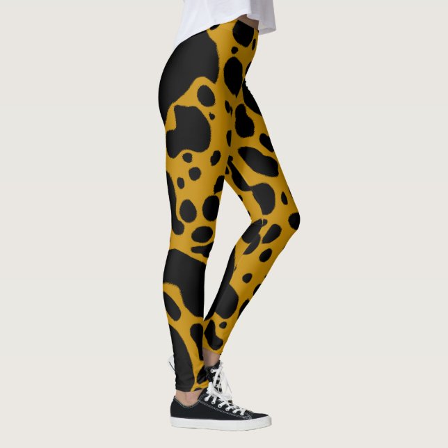 Yellow Poison Dart Frog Leggings (Right)