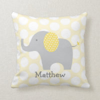 Yellow Polka Dot Elephant Nursery