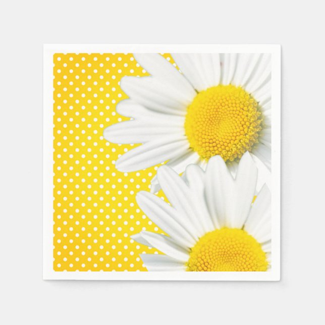 Yellow Polka Dot Napkins (Front)