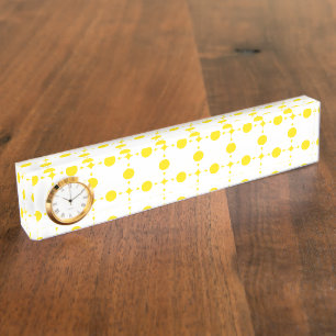 Yellow Polka Dots, Polka Dot Pattern, Dots, Dotted Nameplate
