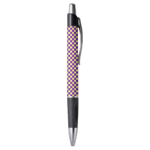 Yellow Polka Dots With Purple Background