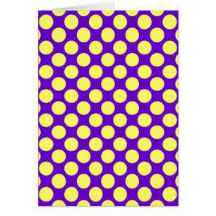 Yellow Polka Dots With Purple Background STaylor