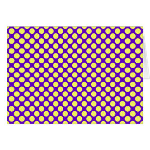 Yellow Polka Dots with Purple Background STaylor