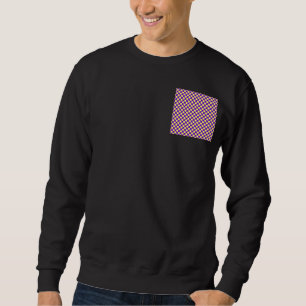 Yellow Polka Dots With Purple Background Sweatshirt