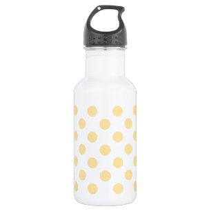 Yellow polkadots 532 ml water bottle