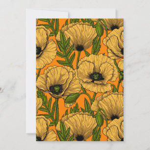 Yellow poppies