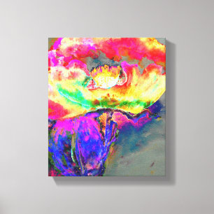 Yellow  Poppy Canvas Print