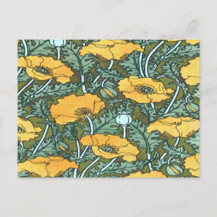 Yellow Poppy Postcard