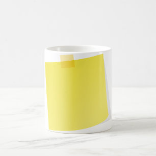 Yellow Post It Note Mug