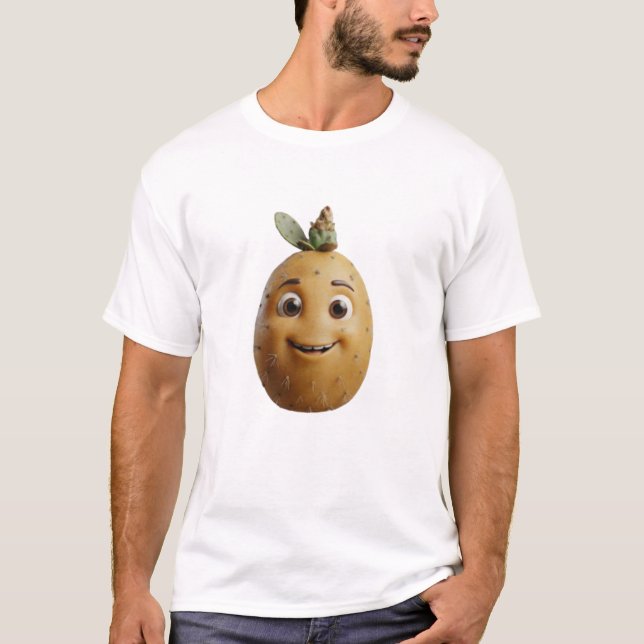Yellow Prickly Pear Tee | Triple Vertex (Front)