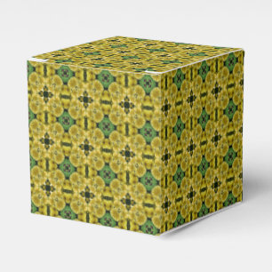 Yellow Primrose Flower Abstract Art   Favour Box