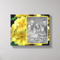 Yellow Primrose Flowers Create Your Own Photo