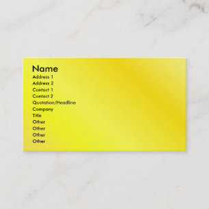 Yellow Profile Card