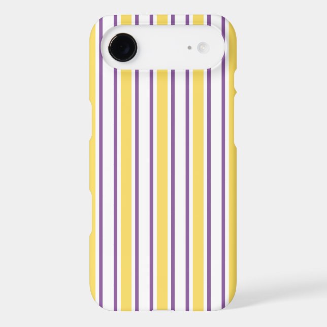 Yellow, purple and white candy stripes (Back)