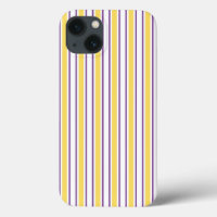 Yellow, purple and white candy stripes Case-Mate i