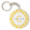 Yellow Quatrefoil Monogram