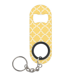 Yellow Quatrefoil Pattern