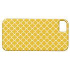 Yellow Quatrefoil Pattern