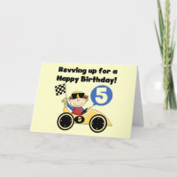 Yellow Race Car 5th Birthday Tshirts and Gifts