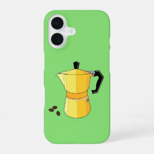 Yellow Rainbow Espresso iPhone 16 Case