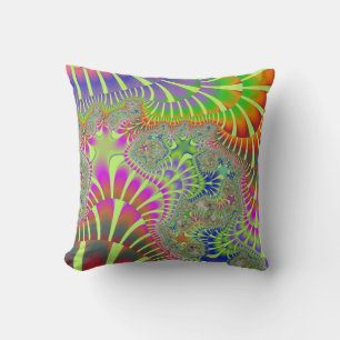 Yellow Rainbow Melt Cushion