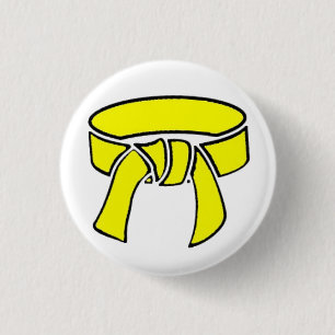 Yellow Rank Belt Button