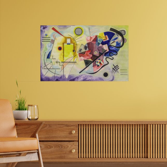 Yellow-Red-Blue by Kandinsky Poster (Living Room 2)