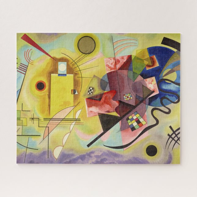 Yellow-Red-Blue by Wassily Kandinsky Jigsaw Puzzle (Horizontal)