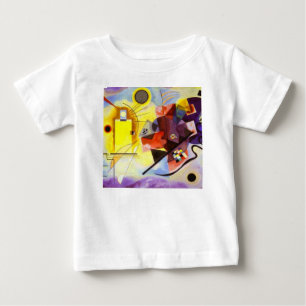 Yellow Red Blue Kandinsky Abstract Painting Baby T-Shirt