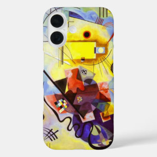 Yellow Red Blue Kandinsky Abstract Painting iPhone 16 Case