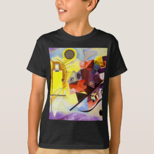 Yellow Red Blue Kandinsky Abstract Painting T-Shirt